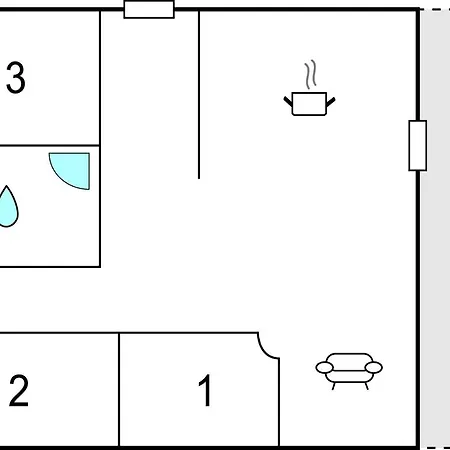 Three Bedroom Holiday In Sydals Dom wakacyjny